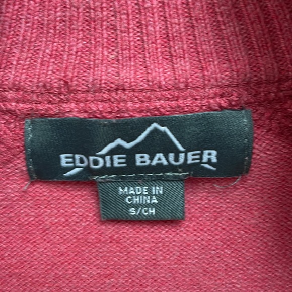 Eddie Bauer 1/2 Zip Knitted Pullover Long Sleeve Sweater - Picture 4 of 12